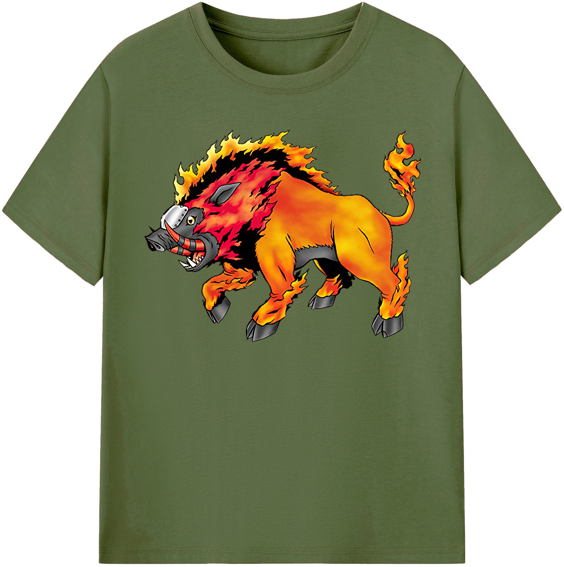 （画像用） Digimon デジタルモンスター/デジモン 綿100％半袖Tシャツ（フロントプリント）